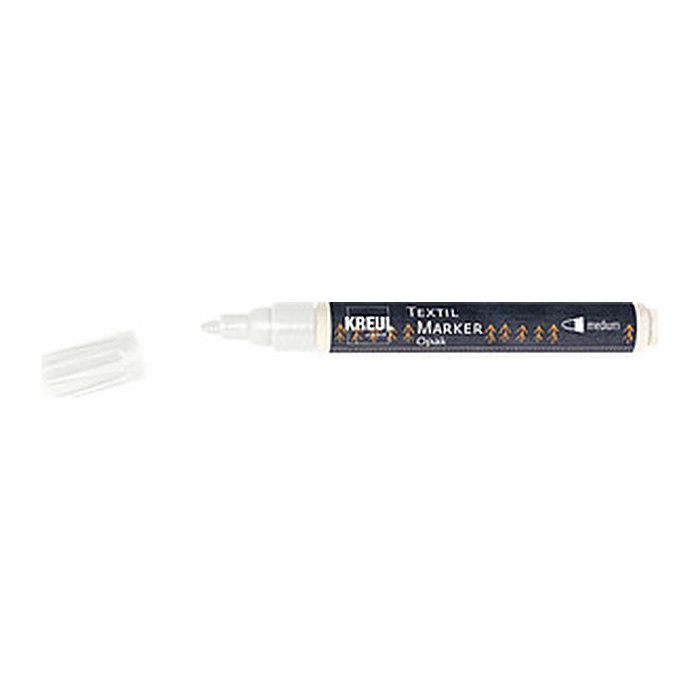 KREUL Opak Medium Textilmarker weiß 2,0 - 4,0 mm, 1 St.