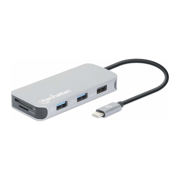 MANHATTAN USB-C 8-in-1 Dockingstation HDMI RJ45 3xUSB-A