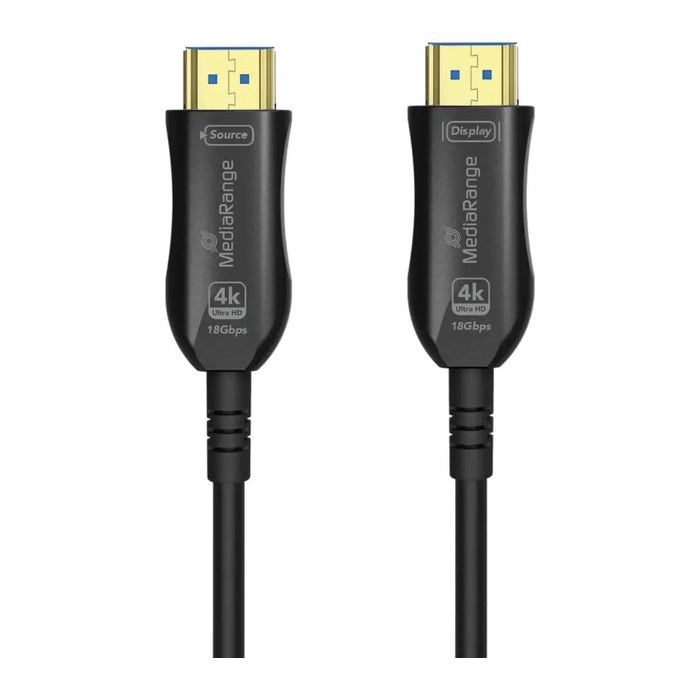 MediaRange HDMI High Speed Ethernet Kabel AOC 18Gibt/s 10m