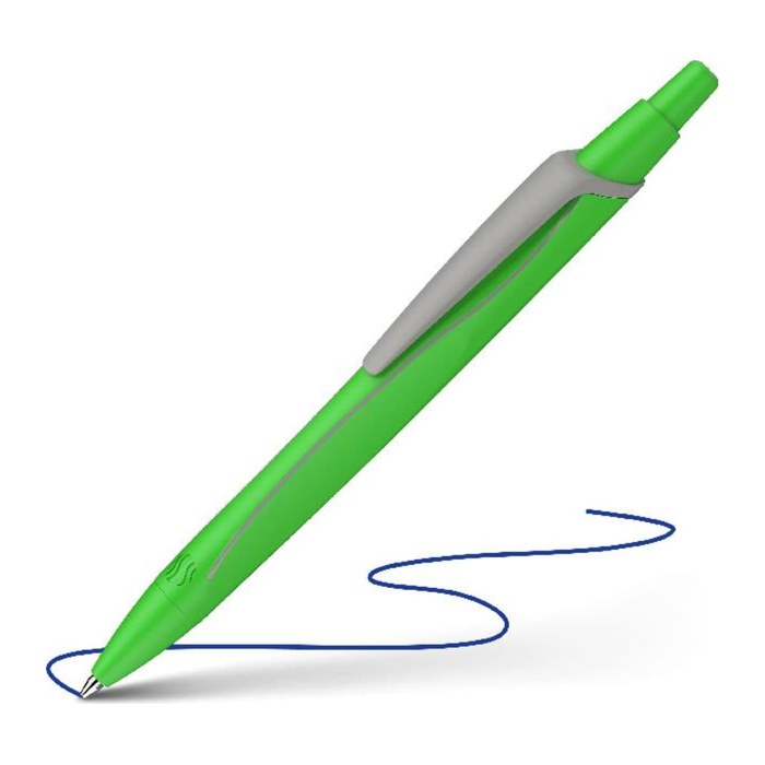 Schneider Kugelschreiber Reco neongrün, Schreibfarbe: blau, 1 St.