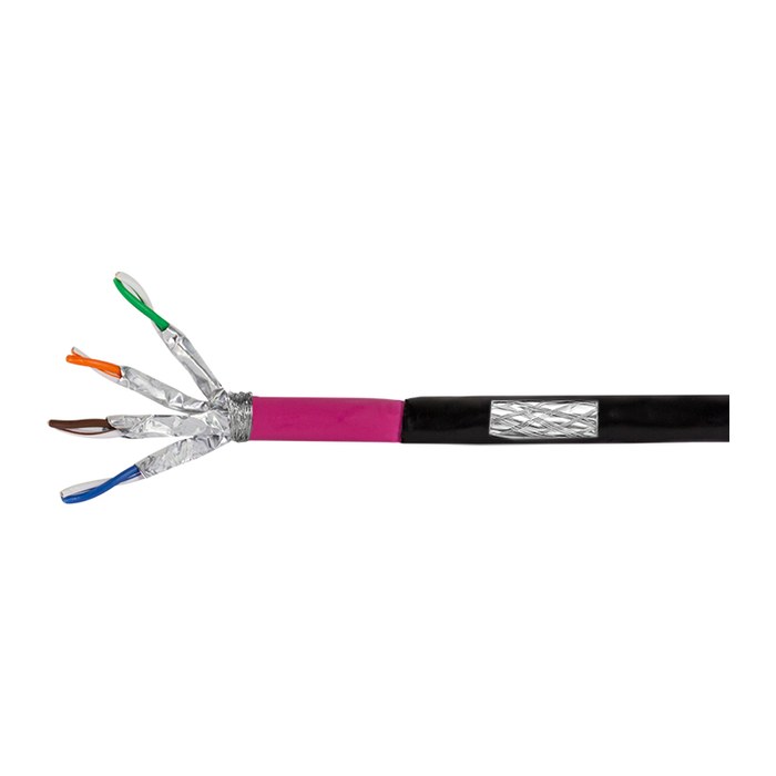 Logilink Erdverlegekabel S/FTP Cat7 AWG23 1000MHz schw. 100m