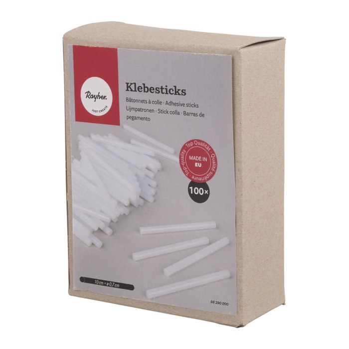 Rayher Heißklebesticks Mini transparent, 100 St.