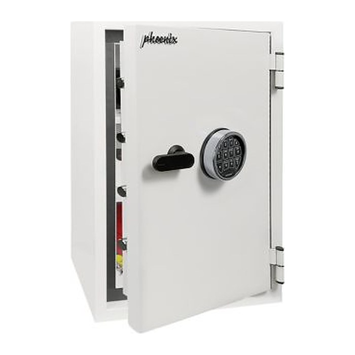 phoenix Tresor FORTRESS PRO Sicherheitsstufe S2 nach EN14450 mit Feuerschutz signalweiß 44,0 x 42,0 x 65,0 cm