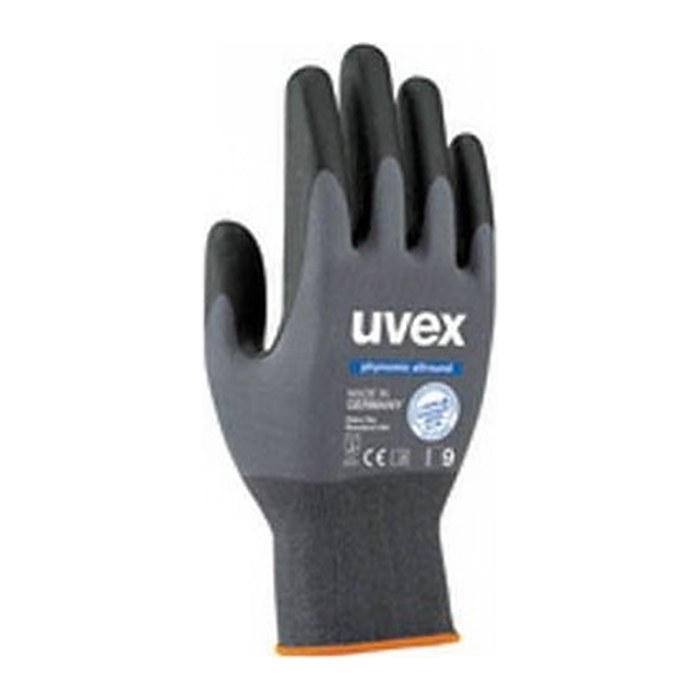 uvex unisex Arbeitshandschuhe phynomic allround grau Größe 10, 1 Paar