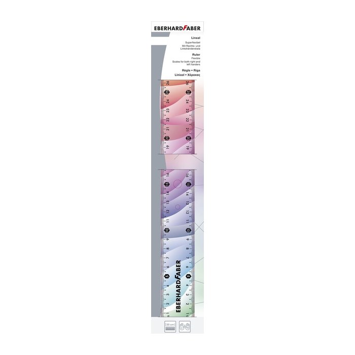 EBERHARD FABER Lineal Rainbow 30,0 cm, Regenbogen