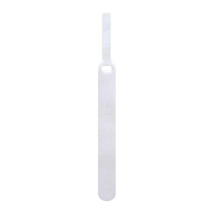 Schwaiger Klettbinder 170 x 12 x 2mm Weiß 10 Stück
