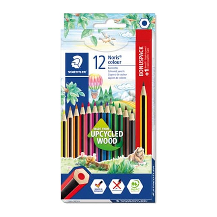 STAEDTLER Noris® colour 185 Buntstifte farbsortiert, 13 St.