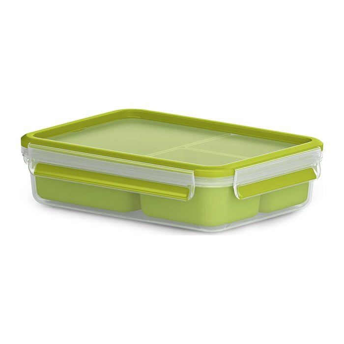 emsa Lunchbox CLIP & GO transparent 1,2 l, 1 St.