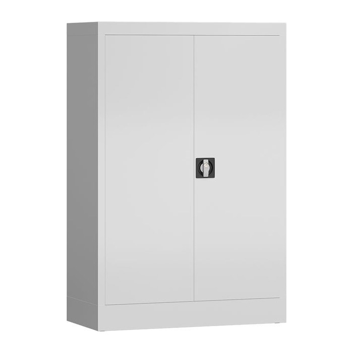 ClassiX Stahlschrank X-530297 signalweiß 2 Fachböden 80,0 x 38,0 x 120,0 cm, aufgebaut, 1 St.