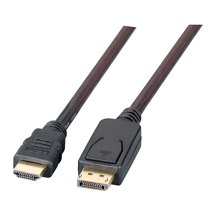 EFB DisplayPort/HDMI Kabel FullHD A-A ST-ST 3.00m schwarz