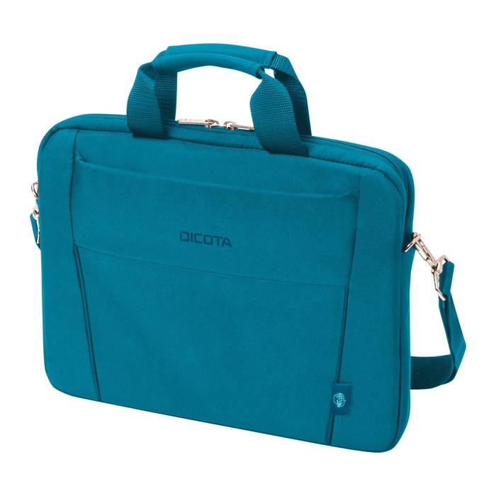 DICOTA Laptoptasche Eco Top Traveller BASE Kunstfaser blau D31307-RPET bis 35,8 cm (14,1 Zoll)