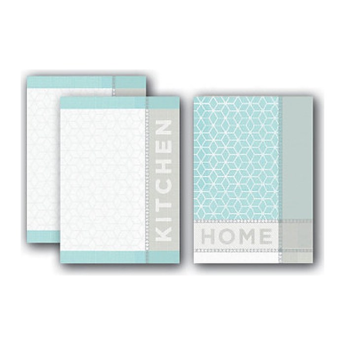 Dyckhoff Geschirrtücher Home & Kitchen mint 50,0 x 70,0 cm, 3 St.