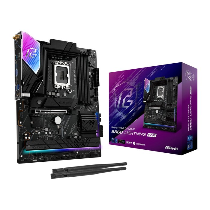ASRock B860 Lightning WiFi 1851 ATX HDMI/DP/USB-C DDR5