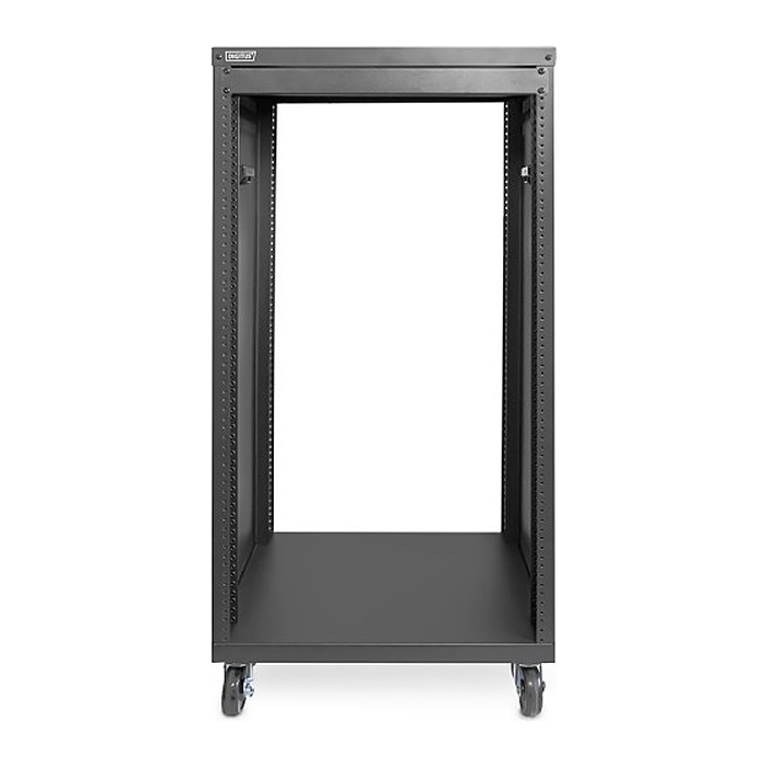 DIGITUS Universal 19-Zoll Equipment Rack mit Rollen, 21HE