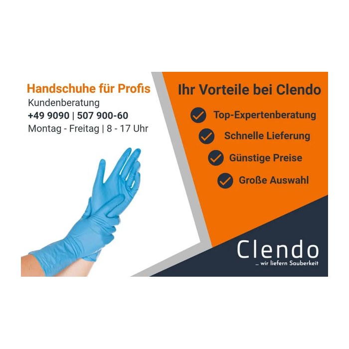 HYGOSTAR unisex Einmalhandschuhe SKIN weiß Größe S, 100 St.