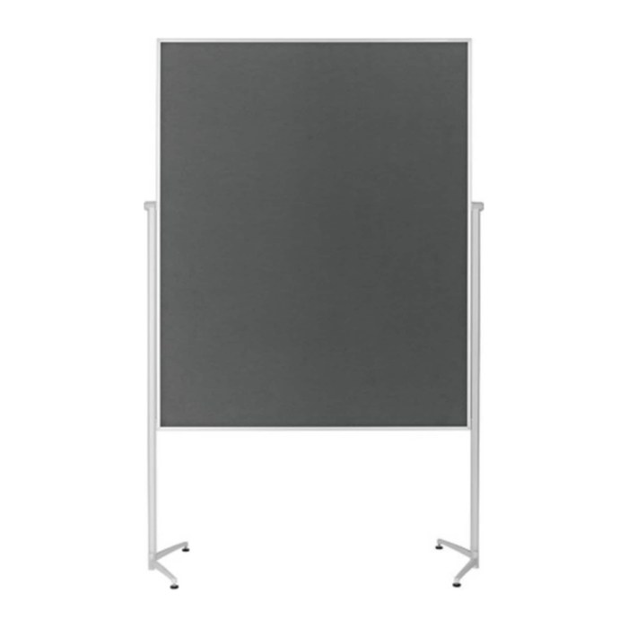 magnetoplan Moderationswand 120,0 x 150,0 cm dunkelgrau