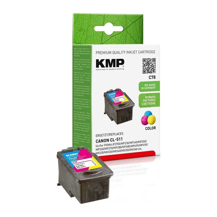 KMP C78 color Druckkopf kompatibel zu Canon CL-511