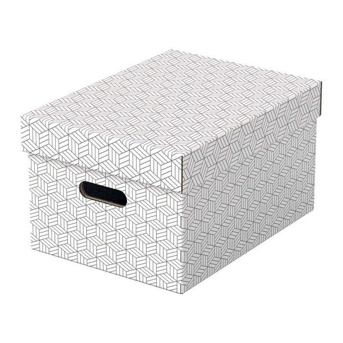 Esselte Home Aufbewahrungsboxen 17,5 l weiß 26,5 x 36,5 x 20,5 cm, 3 St.