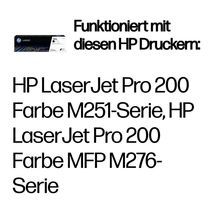 HP 131A (CF210A) schwarz Tonerkartusche