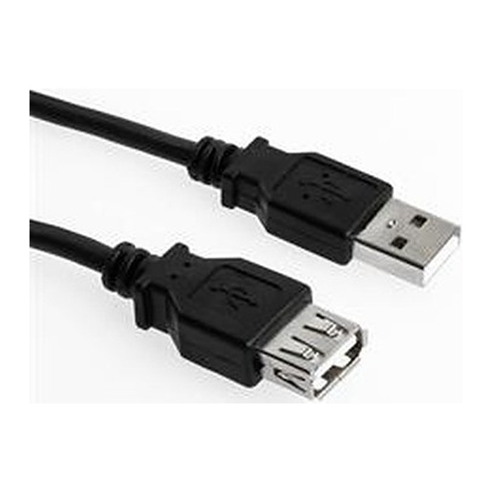 Sharkoon Kabel USB 2.0 Verlängerung 1,0m schwarz