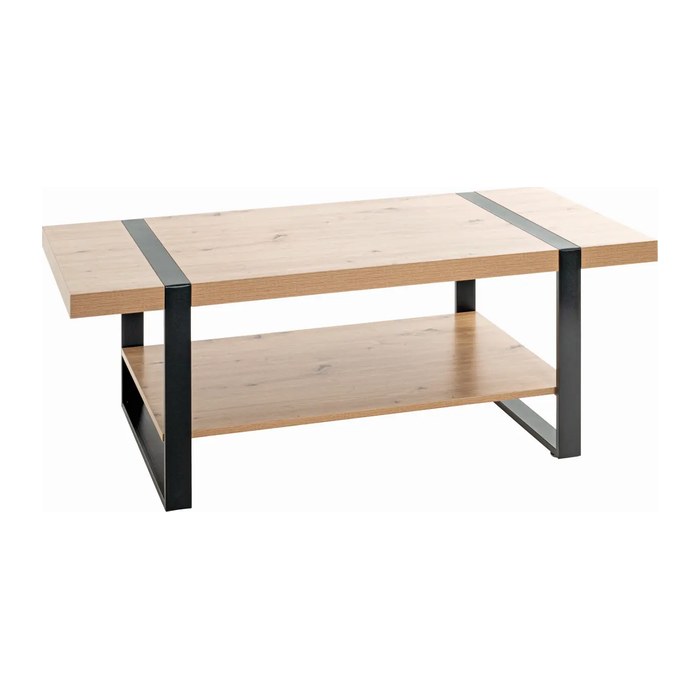HAKU Möbel Couchtisch rechteckig Spanplatte eiche 120,0 x 60,0 x 45,0 cm, 1 St.