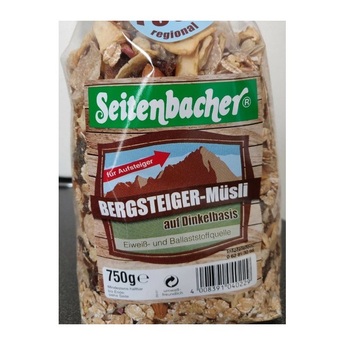 Seitenbacher® Bergsteiger Müsli 750,0 g, 1 St.