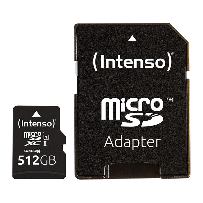 Intenso Speicherkarte microSDXC-Card PREMIUM, 512 GB, 1 St.