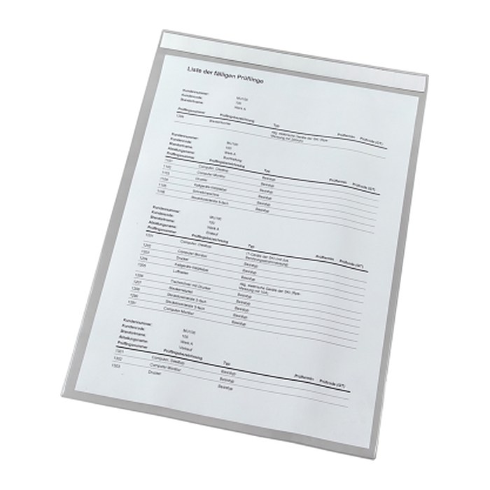 EICHNER Sichthüllen magnetisch DIN A4 transparent glatt 0,5 mm, 50 St.