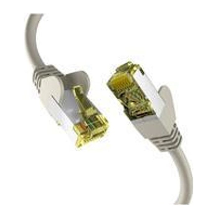 EFB RJ45 Patchkabel S/FTP Cat.6a PIMF 15.00m grau