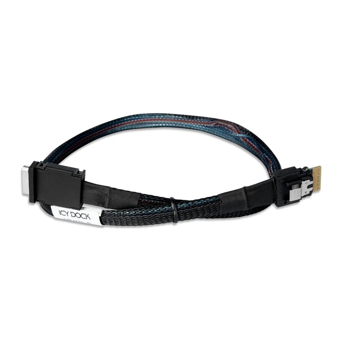 IcyDock Kabel SlimSAS 4i to OCulink 4i Cable, PCLe 4.0, 0.5M