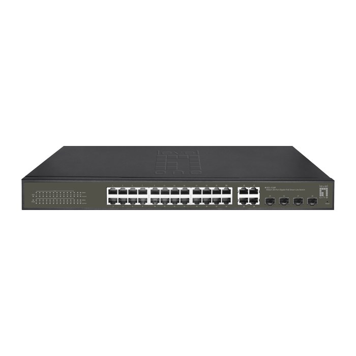 LevelOne PoE+Switch 24xGE PoE+/+ 400W Hilbert SL managed