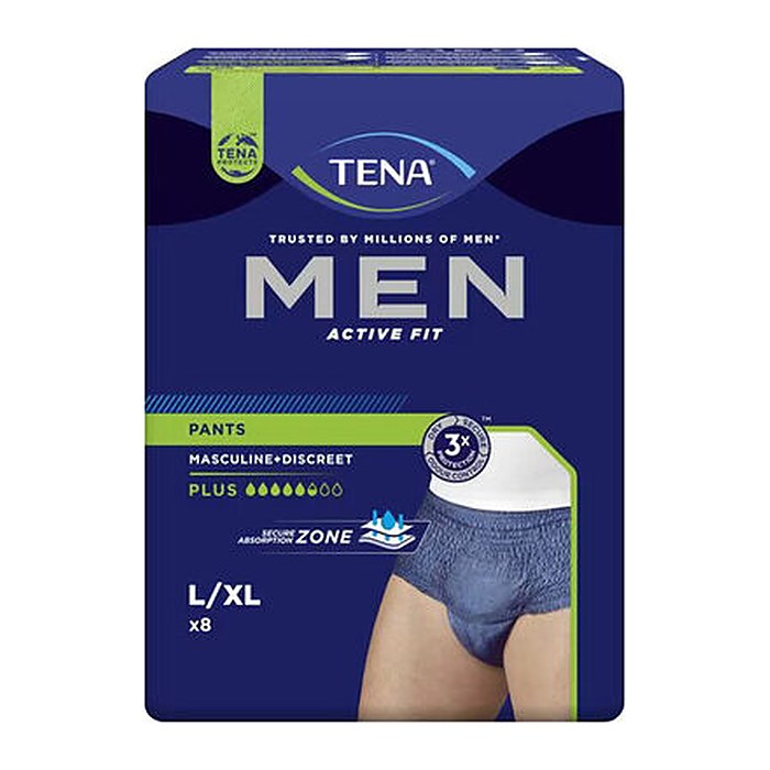 TENA Inkontinenzhosen MEN ACTIVE FIT PANTS PLUS, 8 St.