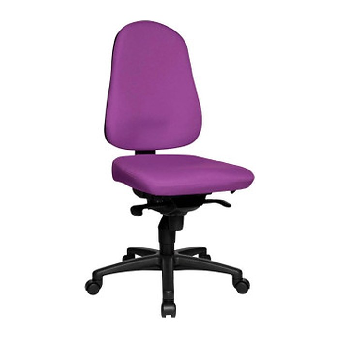 Topstar Bürostuhl Body Balance 50, BAL50T33 Stoff lila, Gestell schwarz