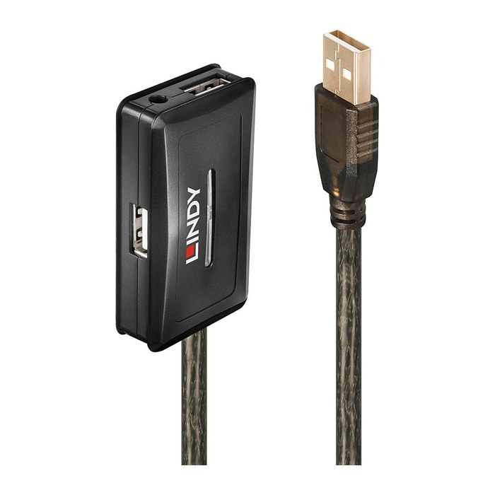 LINDY USB 2.0 Aktiv-Verlängerung 10m