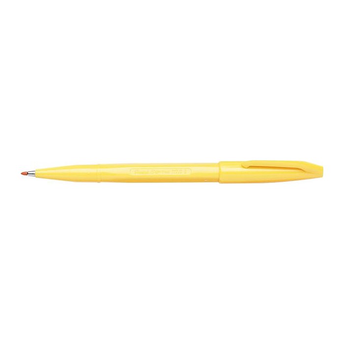 Pentel Sign Pen Filzstift gelb, 1 St.