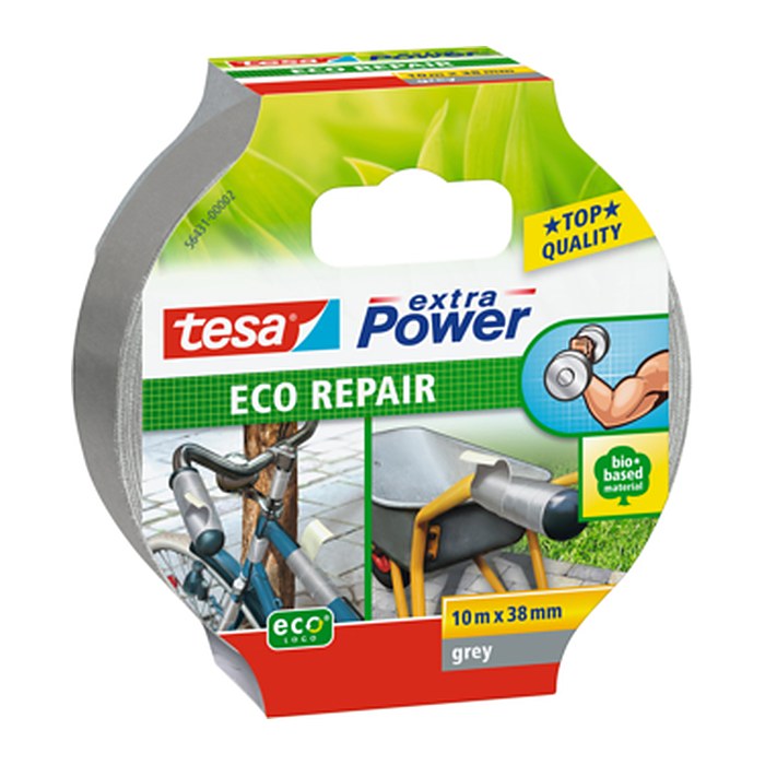 tesa ECO REPAIR Gewebeband grau 38,0 mm x 10,0 m 1 Rolle