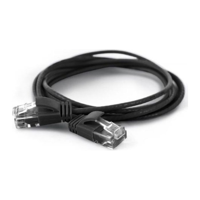 Wantec Patchkabel UTP CAT6a d=2,8mm 20,00m schwar