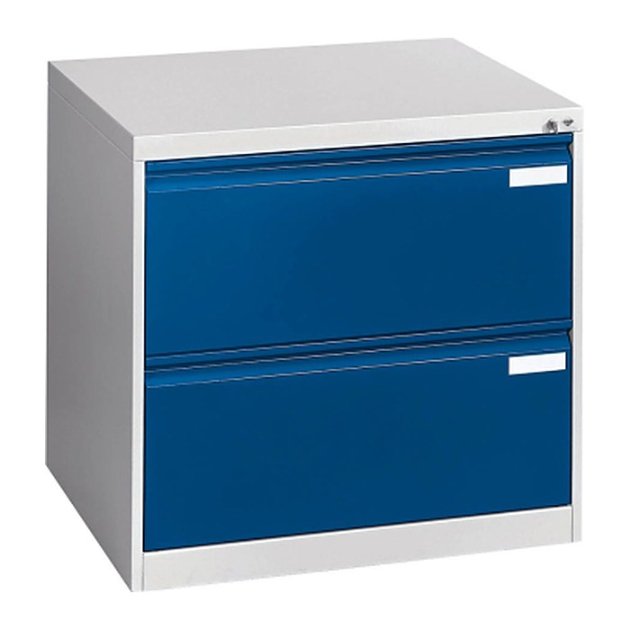 CP C 2000 Acurado Hängeregistraturschrank lichtgrau, blau 2 Schubladen 78,7 x 59,0 x 73,3 cm, 1 St.
