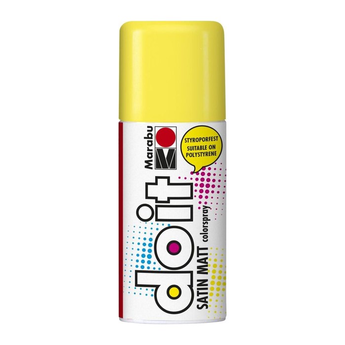 Marabu Do it Satin Matt Acrylspray Sprühfarbe gelb 150,0 ml, 1 St.