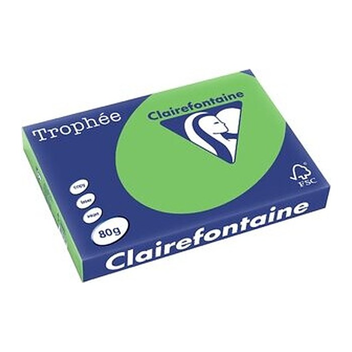 Clairefontaine Kopierpapier Trophée maigrün DIN A3 80 g/qm 500 Blatt