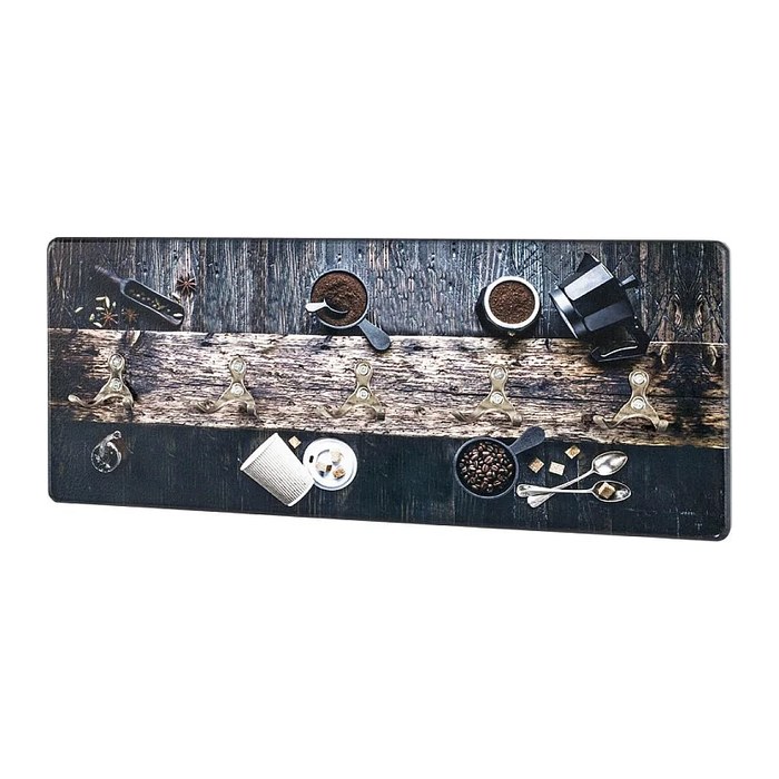 HAKU Möbel Wandgarderobe 17852 Kaffee Holz 5 Haken 50,0 x 20,0 cm, 1 St.