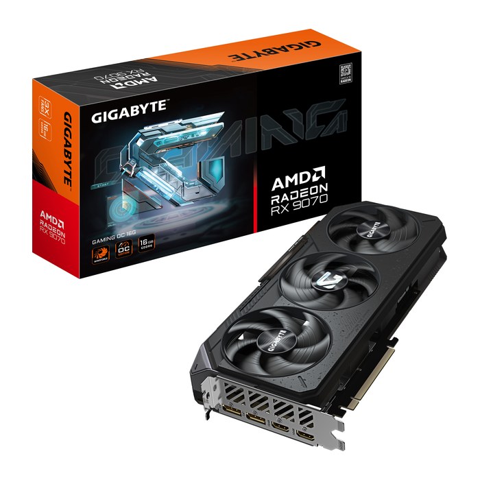 Gigabyte Radeon RX9070 Gaming OC 16GB GDDR6 2xHDMI 2xDP