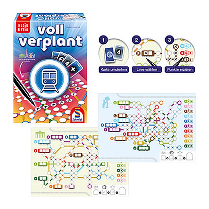 Schmidt Voll verplant Brettspiel, 1 St.