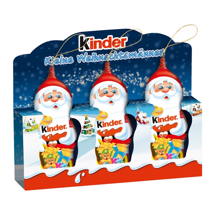 kinder kleine Weihnachtsmänner Schokolade 3x 15,0 g, 1 St.