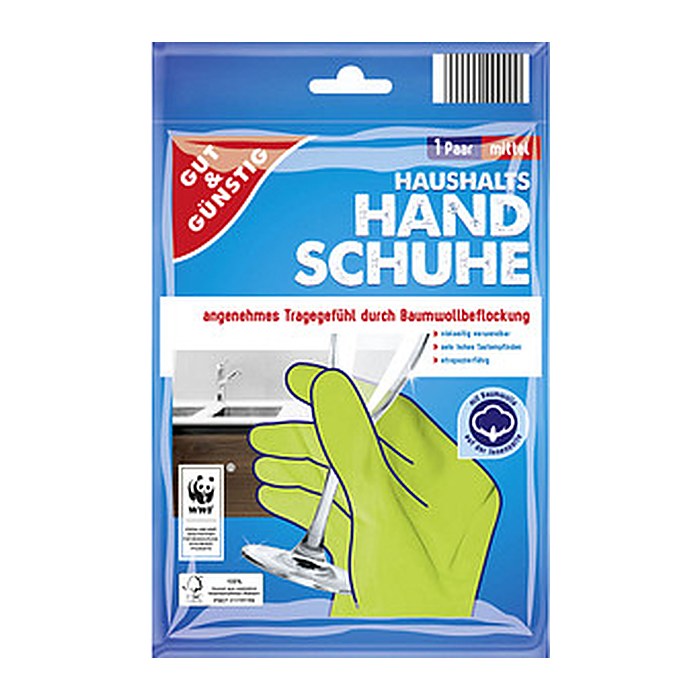 GUT&GÜNSTIG unisex Einmalhandschuhe grün Größe M, 1 St.