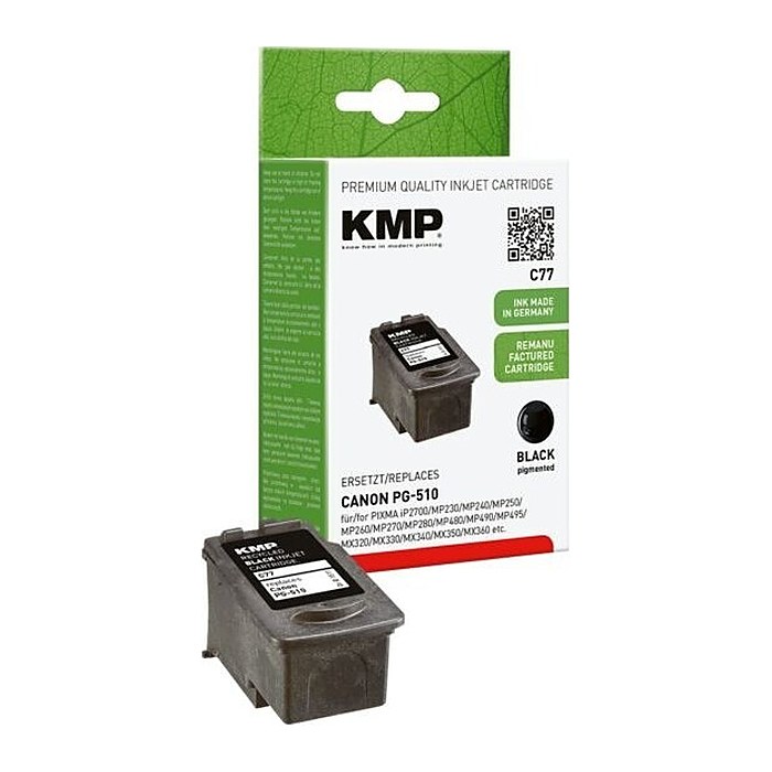 KMP C77 schwarz Druckkopf kompatibel zu Canon PG-510