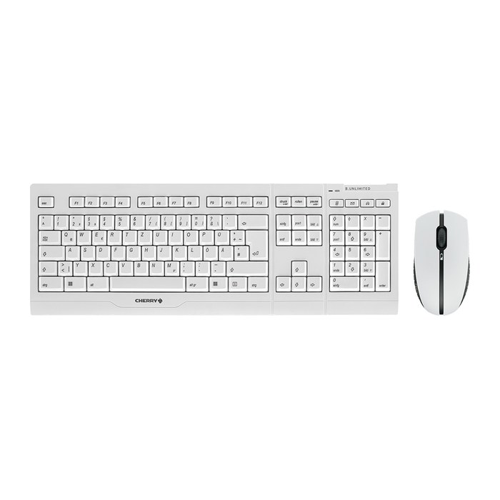 CHERRY B.UNLIMITED 3.0 Tastatur-Maus-Set kabellos grau