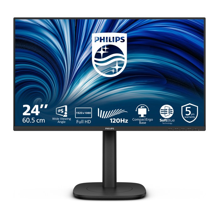 Philips 60,5cm (23,8") 24B2N3200J 16:09 HDMI+DP+USB VGA bl