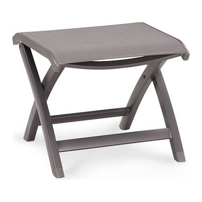 barths Gartenhocker Larino antikgrau, Metall, 2 St.