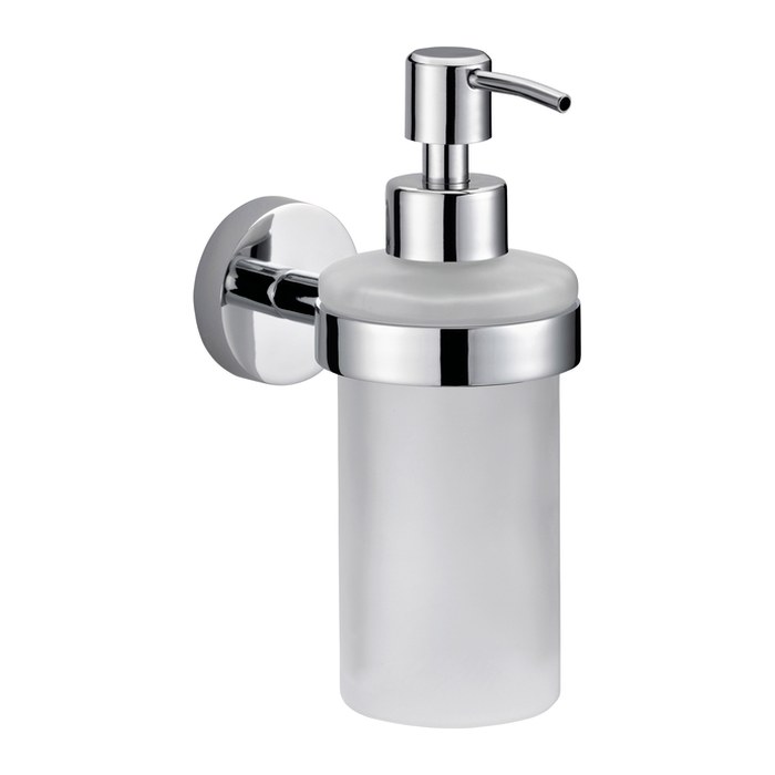 tesa Seifenspender SMOOZ 40323-00000-00 satiniertes Glas Metall, verchromt 200,0 ml, 1 St.